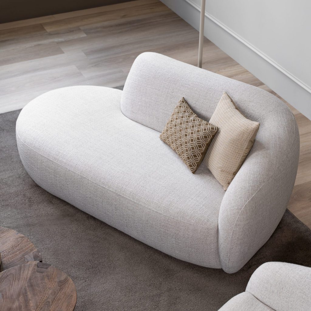 Lenny Lazy is a laid-back lounge piece with a solid seat and supportive backrest in a popular light color.